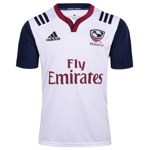 Maillot Rugby États-Unis Domicile 2017 2018 Blanc